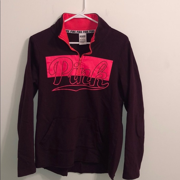 PINK Quarter Zip - Picture 1 of 4